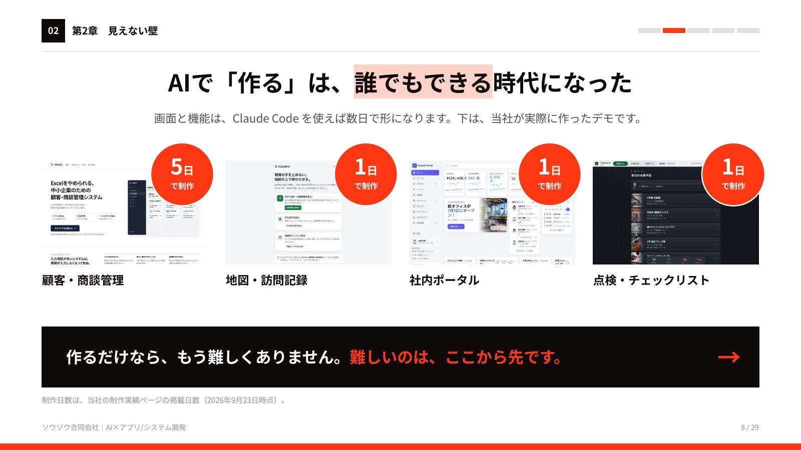 AIアプリ・システム開発 サービス資料 8ページ目